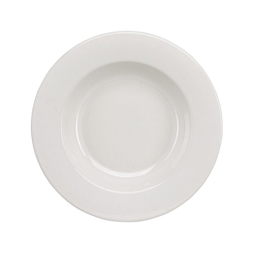 [SA0410089] Plato pasta tipo bowl blanco glacial
