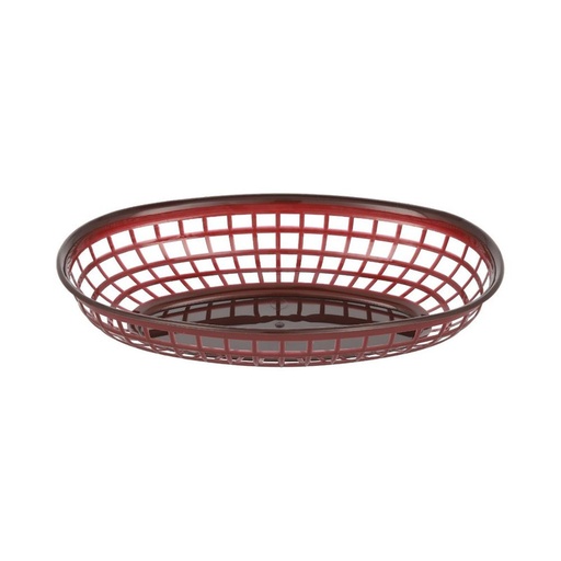 [PLBK938B] CANASTILLA OVALADA DE 25 CM CAFÉ CHICA