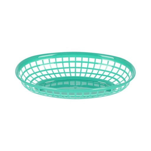 [PLBK938G] CANASTILLA OVALADA DE 25 CM VERDE CHICA