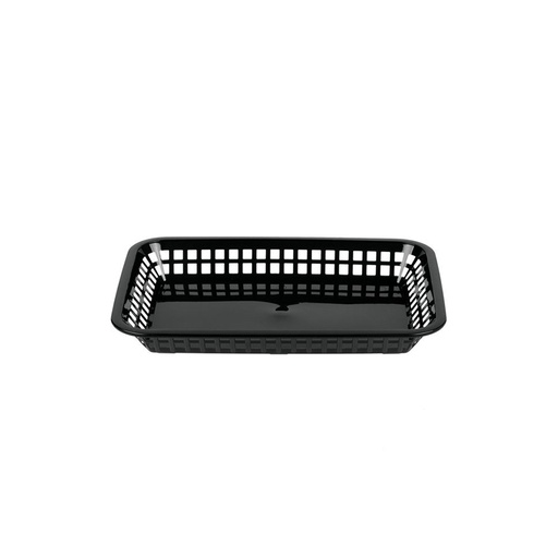 [TC1077BK] Canastilla rectangular black Tablecraft 