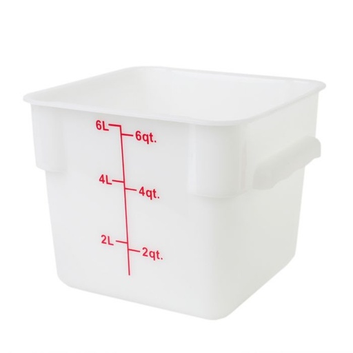 [PLSFT006PP] CONTENEDOR CUADRADO 6L BLANCO