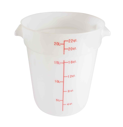 [PLRFT322PP/MCRRE18000] CONTENEDOR REDONDO 22L BLANCO