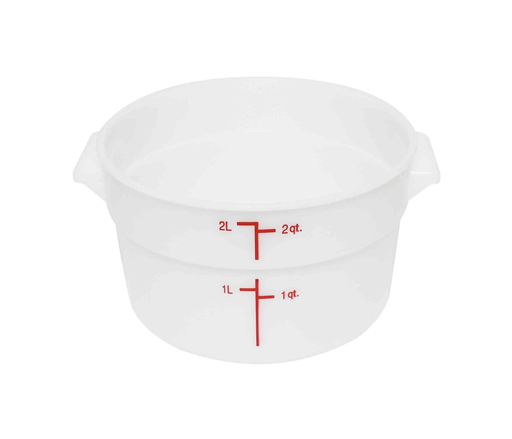 [PLRFT302PP] CONTENEDOR REDONDO 2 LITROS BLANCO