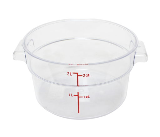 [PLRFT302PC] CONTENEDOR REDONDO 2L POLICARBONATO