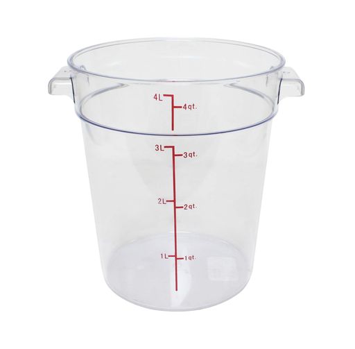 [PLRFT304PC] CONTENEDOR REDONDO 4L POLICARBONATO