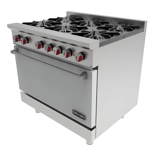 [GES-060-000] DRAGO CG-61 ESTUFA 6 QUEMADORES CON HORNO