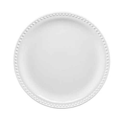 [SA0427066] Mauve plato trinche de 27 cm blanco