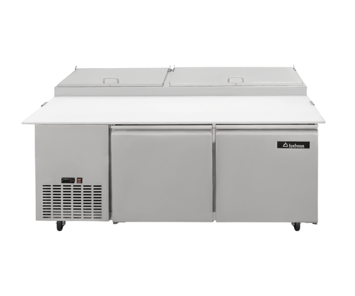 [MP-2P-SS-02] ICEHAUS MESA PARA PIZZAS 2 PUERTAS 16 PIES