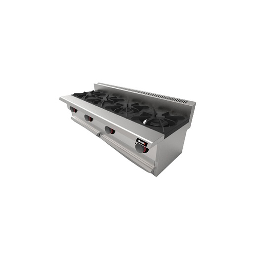 [GPA-400-01] Parrilla de 4 quemadores línea slim Drago