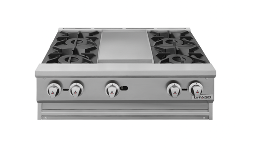 [GPA-410-VE] DRAGO CG-40P PARRILLA 4Q CON PLANCHA