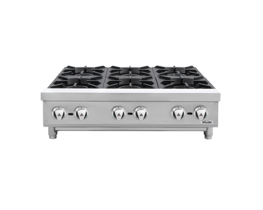 [GPPA-600-V] DRAGO PARRILLA CG-60 DE 6 QUEMADORES