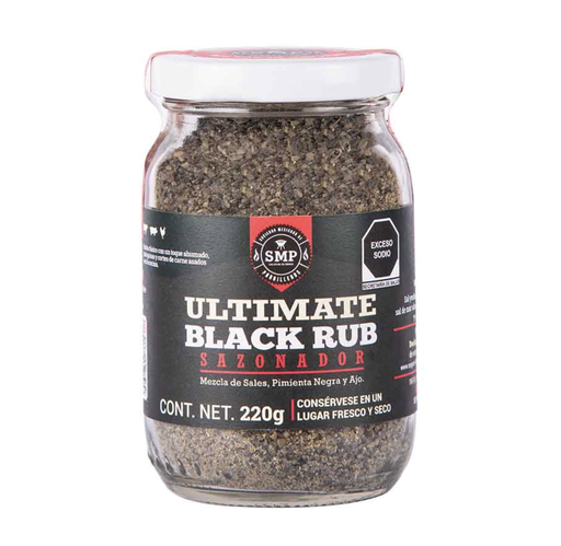 [SMPRUBK] SMP RUB BBQ ULTIMATE BLACK 220GR