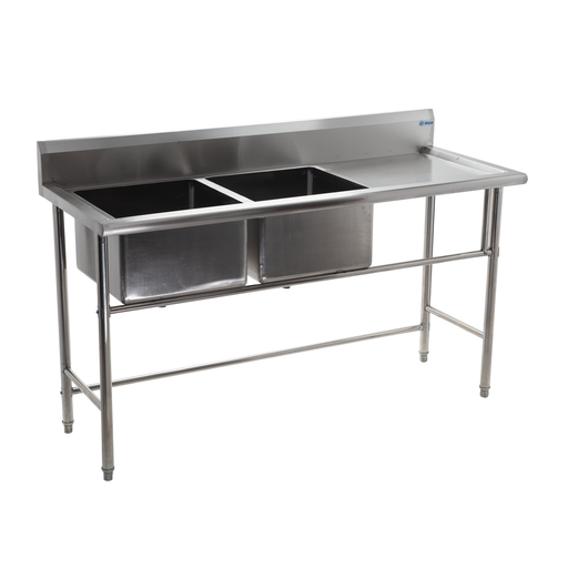 [BN-S07] MIGSA FREGADERO TARJA DOBLE 160X67X80CM