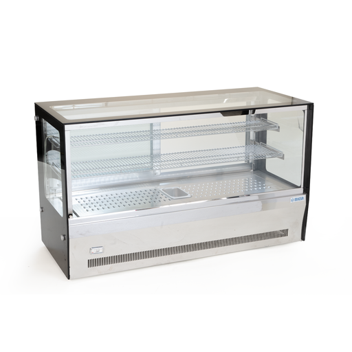 [GN-1200HRT] MIGSA VITRINA CALIENTE CRISTAL RECTO 120CM