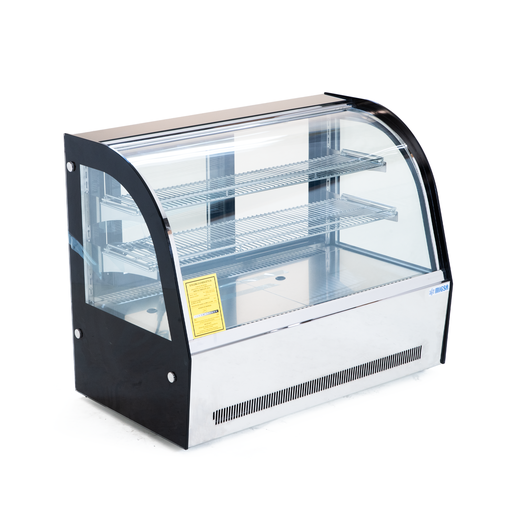 [GN-900CT] MIGSA VITRINA REFRIGERADA CRISTAL CURVO 90CM