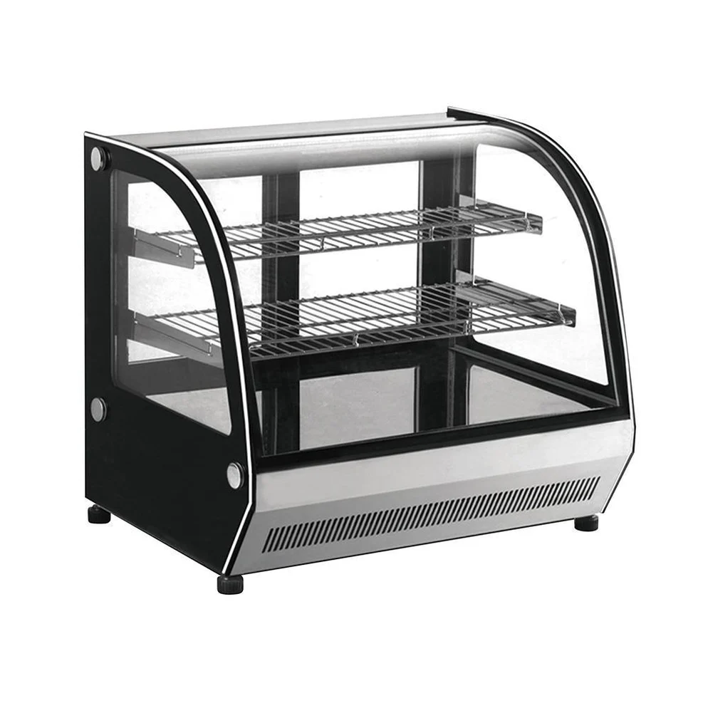 [GN-900CT] MIGSA VITRINA REFRIGERADA CRISTAL CURVO 90CM