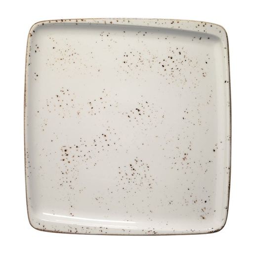 [GRAMOV28KR] BONNA GRAIN 22X20CM SQUARE PLATE *UP