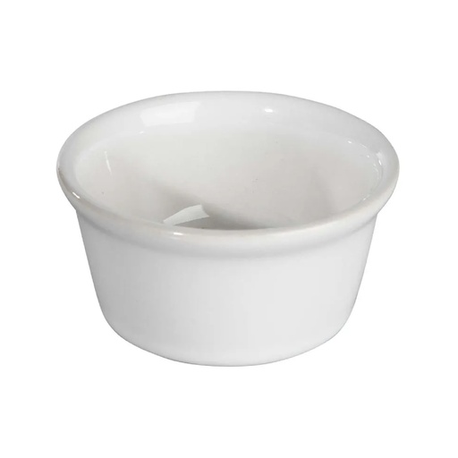 [SA312809] Mantequillera de 3oz Blanco glacial *ARC