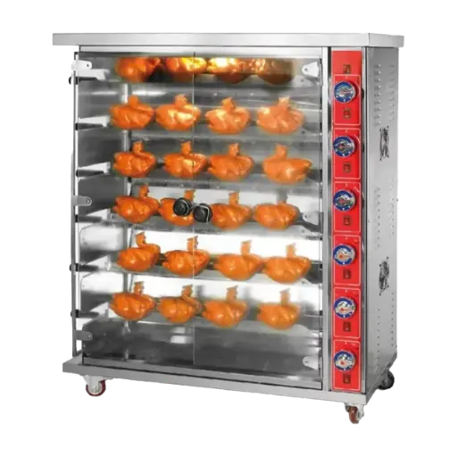 [WE32] ROSTIZADOR DE POLLOS A GAS 6 VARILLAS MIGSA