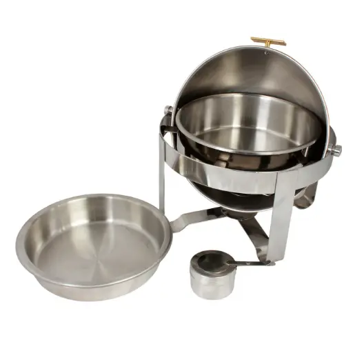 [SLRCF0860] CHAFER ROLL TOP ACERO INOXIDABLE 6 LT  THUNDER