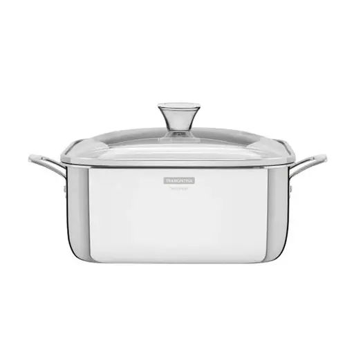 [62144/220-UP] TRAMONTINA CACEROLA CUADRADA 4L