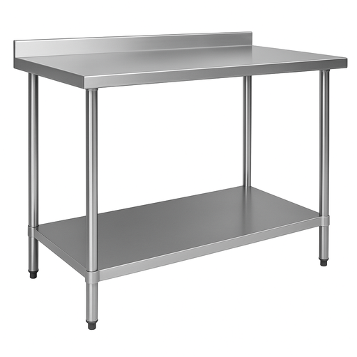 [EAI79] MESA DE TRABAJO CON RESPALDO Y ENTREPAÑO 100X70X90 CM 
