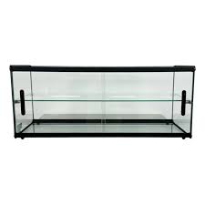 [ZW-120] VITRINA EXHIBIDORA NEUTRA CRISTAL RECTO 120LT