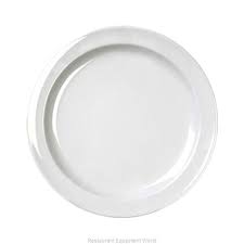 [NS107W] PLATO PLANO PARA POSTRE 18CM BLANCO 