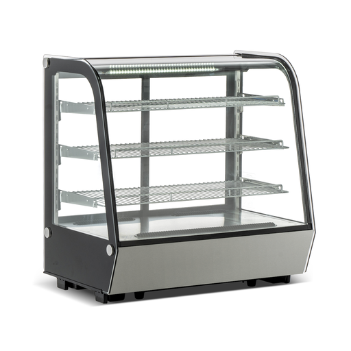 [CW-195W] MIGSA VITRINA REFRIGERADA CURVA 4 NIVELES 88 CM